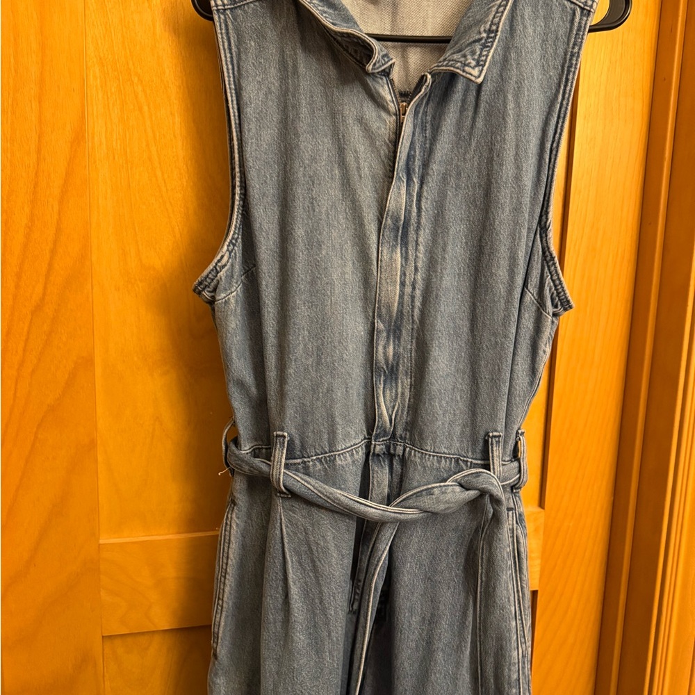 Universal Thread Blue Denim Jumpsuit